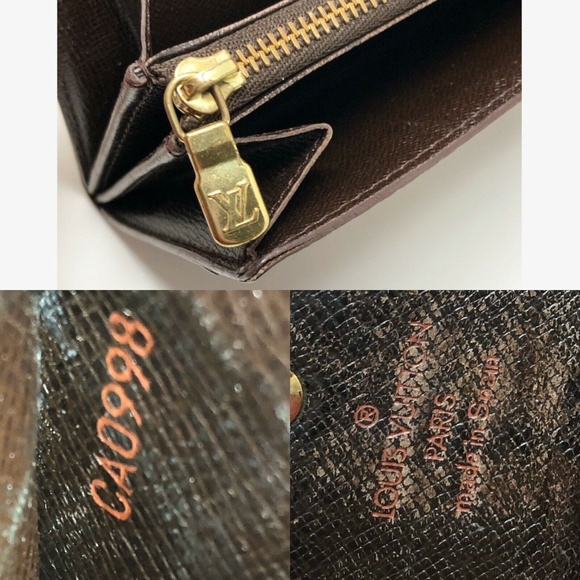 Louis Vuitton Sarah Wallet Damier Ebene Authentic - Picture 3 of 8